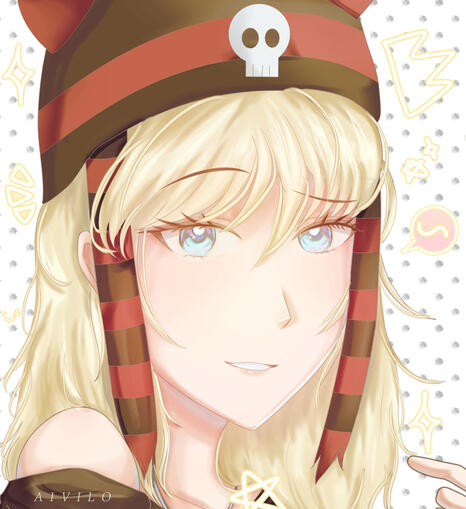 Headshot Example with Free Background